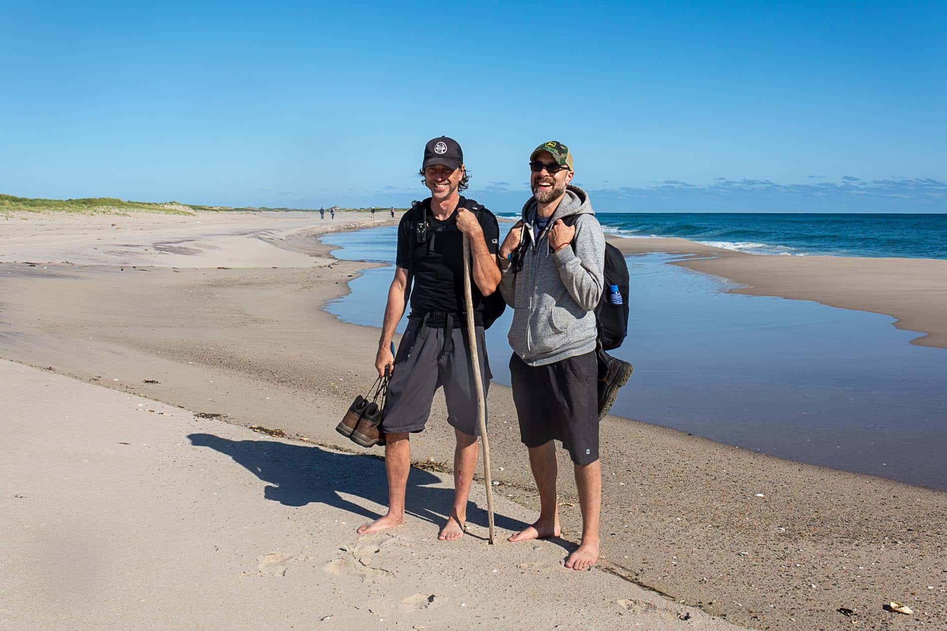 Guests can hike barefoot on the beach on Sable Island, Nova Scotia - Image by Geordie Mott and Picture Perfect Tours.