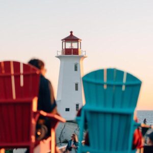 Peggy's Cove at Sunset