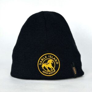 Sable Island Kids Patch Toque (Yellow on Black)